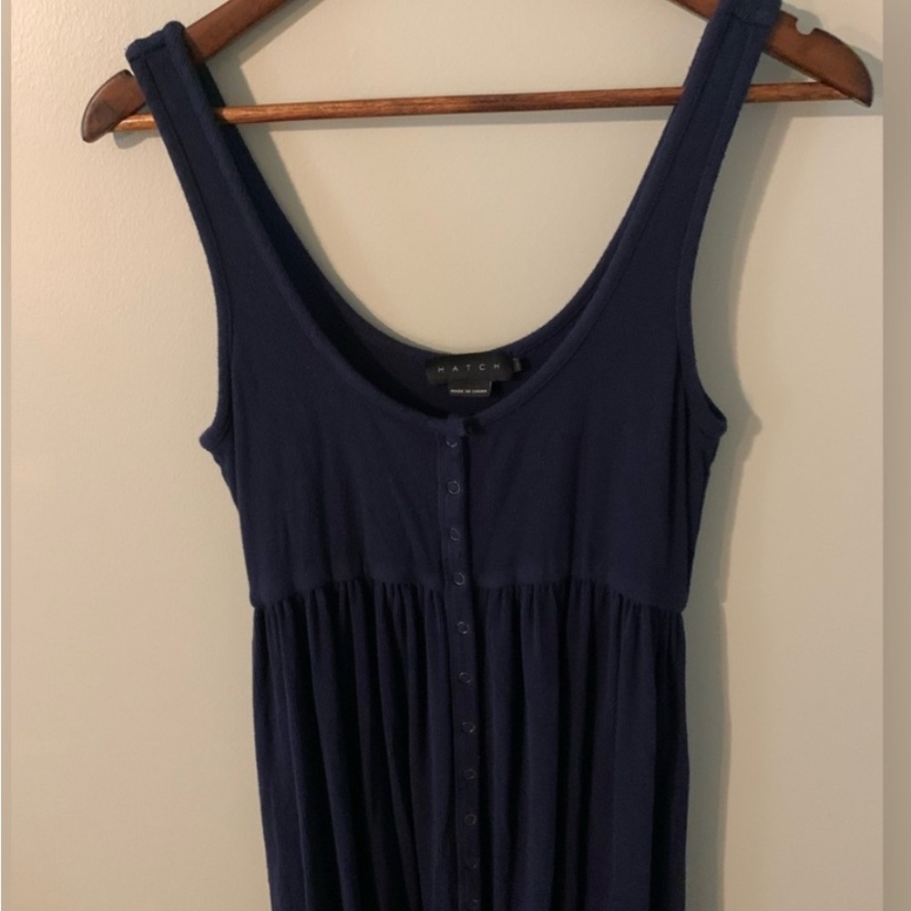 Hatch maternity softest ribbed nursing dress navy 1 small